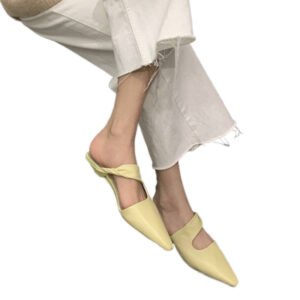 High-Heeled Vintage Style Sandals