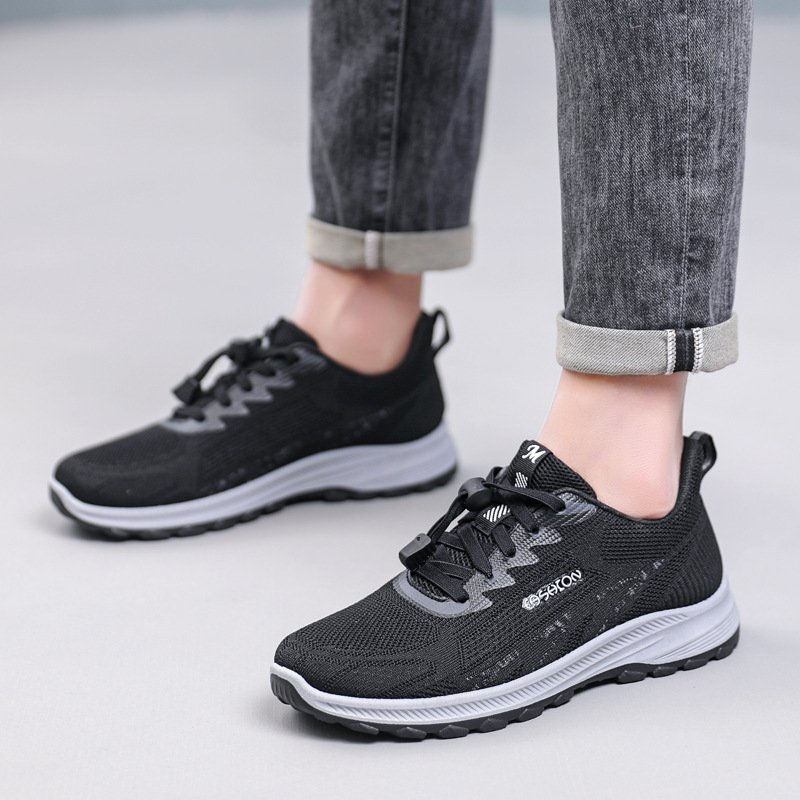 Men's Fashion Mesh Breathable Casual Sneakers - Image 2