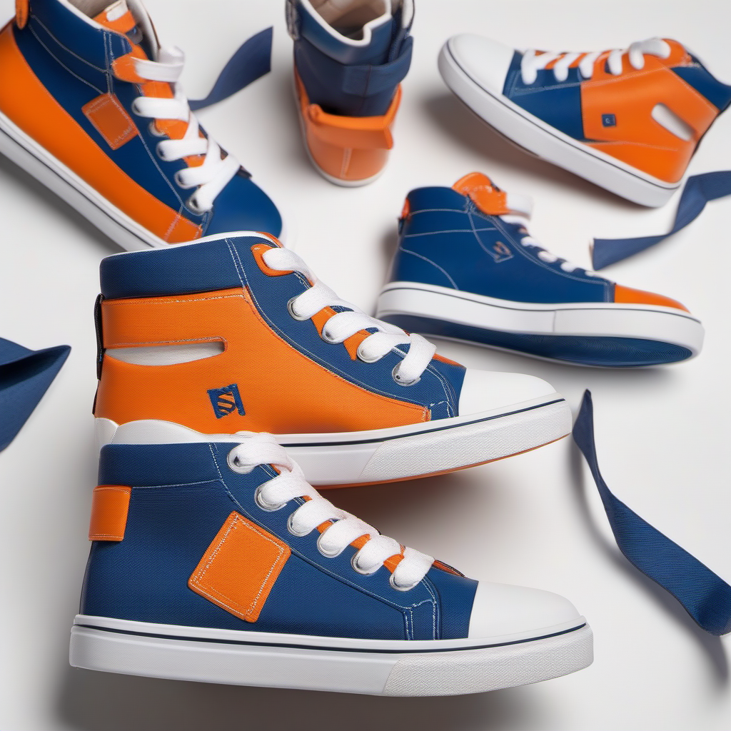 Boys’ High-Top Skate Sneakers