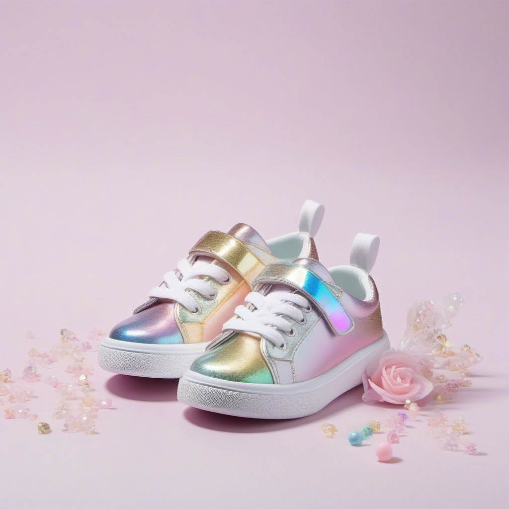Girls’ Sparkle Unicorn Sneakers