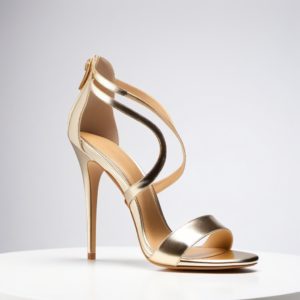 Women’s Strappy Heeled Sandals Gold