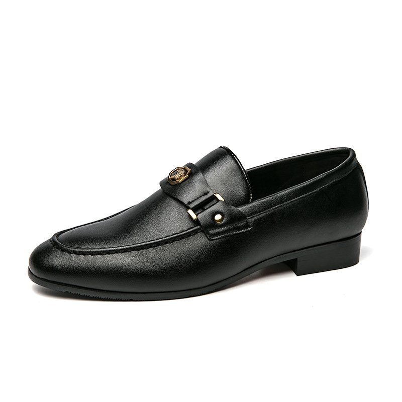 European And American Men's Metal-buckle Slip-on Shoes - Image 3
