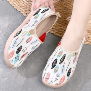 Comfortable Casual Canvas Shoes With A Soft Polyurethane Sole