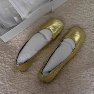 Women's Hidden-Heel Square-Toe Flat Shoes