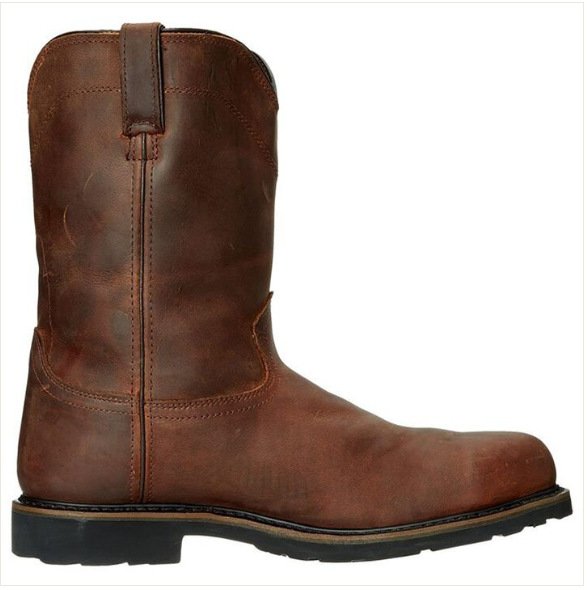 Retro Tea-colored Men's Casual Boots - Image 3