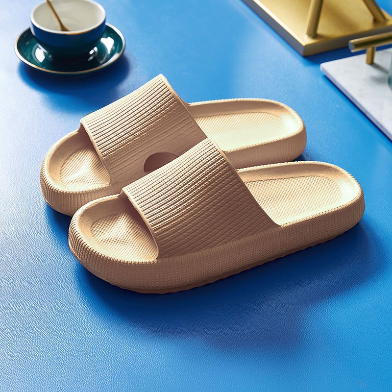 Home Slippers Couples Feel Cool Stepping On Excrement