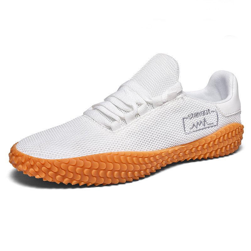 Spring and Summer Flying Woven Casual Shoes Large Men's Shoes Beathable Korean Forrest Gump Sneakers - Image 2