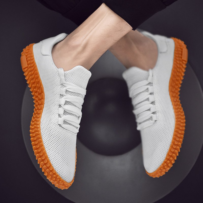 Spring and Summer Flying Woven Casual Shoes Large Men's Shoes Beathable Korean Forrest Gump Sneakers - Image 6