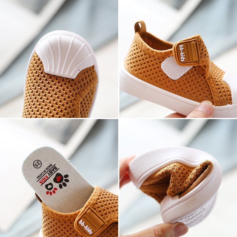 Girls Boys Casual Shoes Spring Infant Toddler Shoes Comfortable Non-slip Soft Bottom Children Sneakers Baby Ki