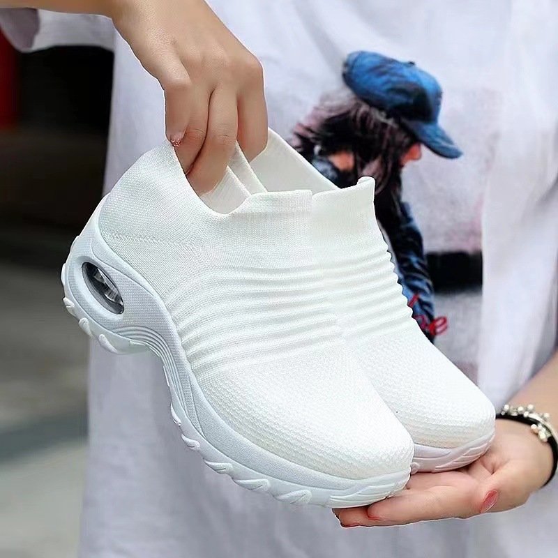 Spring Travel Casual Height-Boosting Air-Cushioned Outdoor Soft-Soled Sneakers