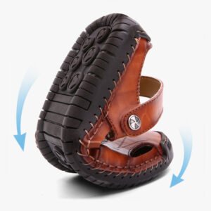 Men's Closed Toe Sandals Summer Adjustable Slides