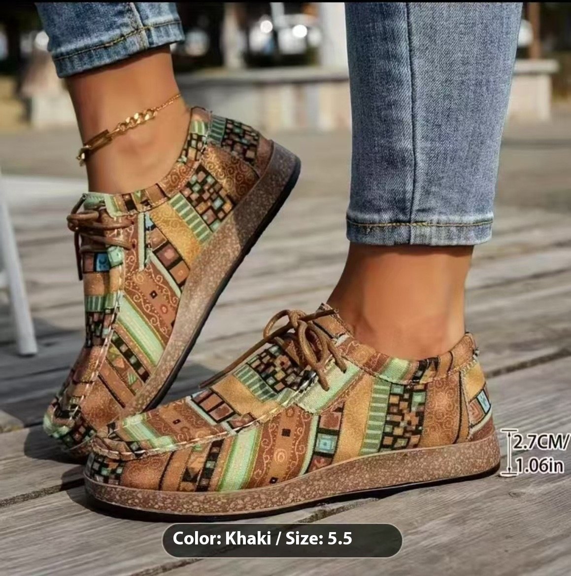 Color Graffiti Canvas Flat Bottom Pumps