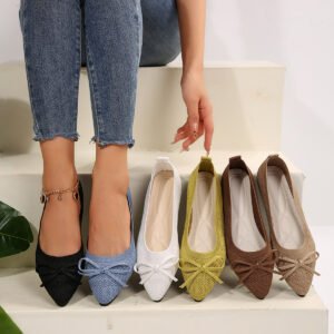 TreeKnit Breezer Pointed Ballet Flat