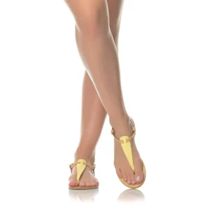 SoleRoot Olympus Calypso Handcrafted Recovery Sandal — Natural Tan